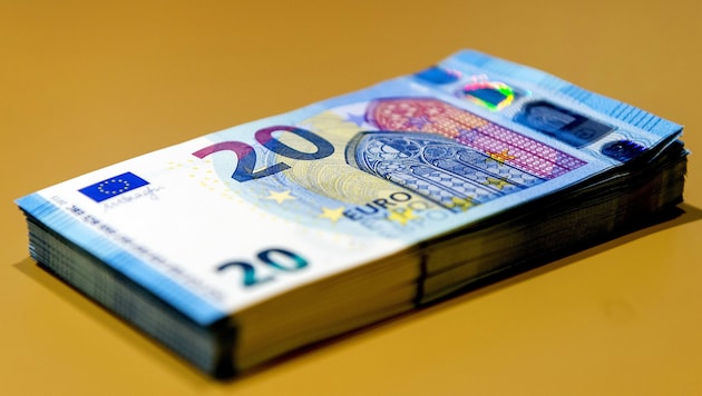 20-Euro-Banknoten (Bild: APA / Photo by Koen van Weel / ANP / AFP)