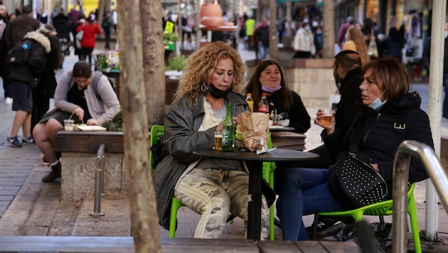 Während des dritten Lockdowns ist in Israel nur mehr das Liefern von Speisen und Getränken erlaubt. (Bild: AFP )