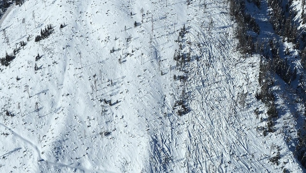 Schäden bei Kals (Bild: Land Tirol/BFI Lienz)