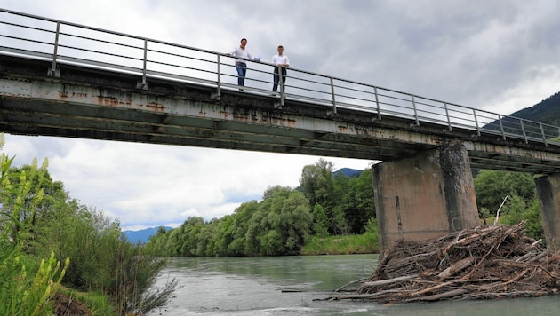 In der Gemeinde St. Stefan im Gailtal müssen nach dem Sturm Vaia einige Brücken erneuert oder saniert werden. (Bild: LR Gruber/Taltavull)