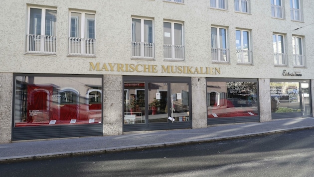 Geschlossen: Das Geschäftslokal der "Mayrischen" in der Theatergasse ist bereits verwaist. Der Neustart in der Bergstraße ist für April/Mai 2021 geplant. (Bild: Tschepp Markus)