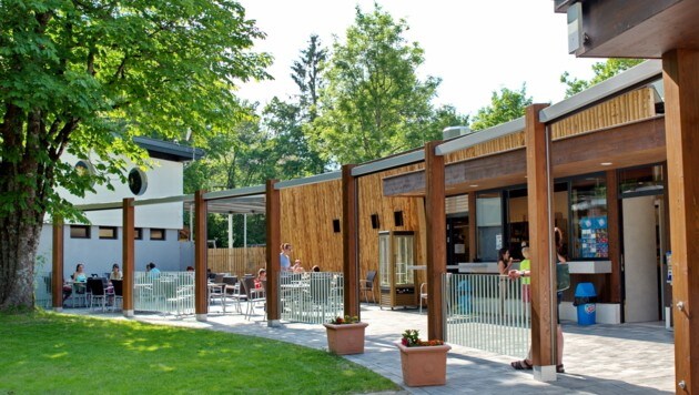 Das Restaurant beim Campingplatz am Waldbad wurde erst vor zwei Jahren erbaut. (Bild: Peini's Blickwinkel)