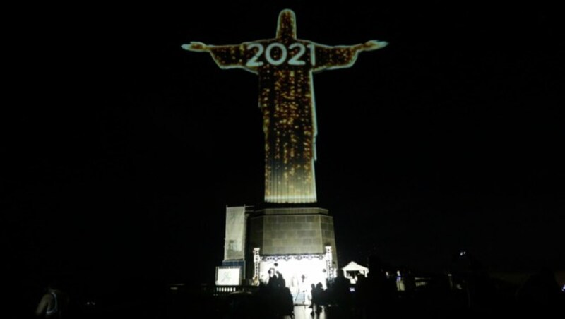 Christ the Redeemer in Rio de Janeiro, Brasilien (Bild: AP Photo/Bruna Prado)