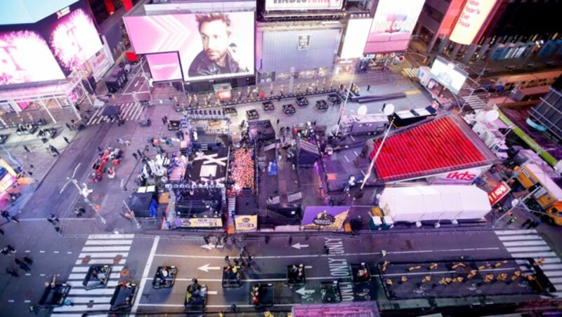 Der Times Square in New York City (Bild: Gary Hershorn-Pool/Getty Images/AFP)