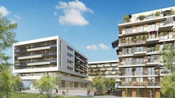 In der Seestadt Aspern (22. Bezirk) werden 73 Wohnungen errichtet. (Bild: SChreiner Kastler)