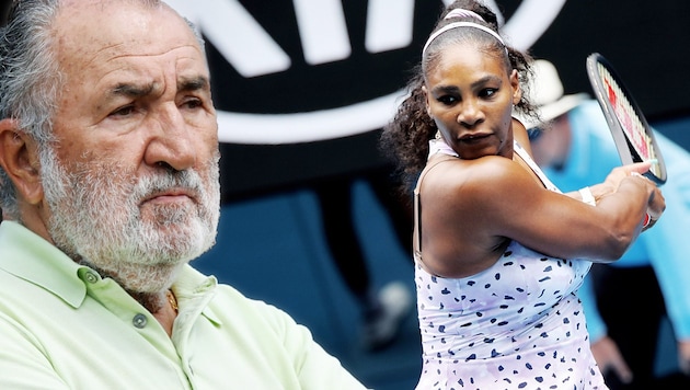 Ion Tiriac (li.) und Serena Williams (Bild: GEPA)
