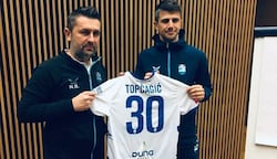 Nenad Bjelica (li.) mit Mihret Topcagic. (Bild: ZVG)