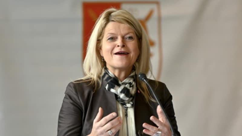 Verteidigungsministerin Klaudia Tanner (ÖVP) (Bild: APA/Herbert Neubauer)