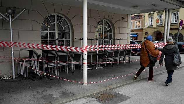 Lockdown in Salzburg (Bild: APA/Barbara Gindl)