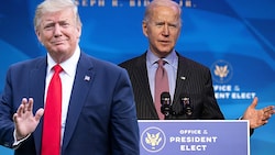 Von links: Ex-US-Präsident Donald Trump und Präsident Joe Biden (Bild: AFP)