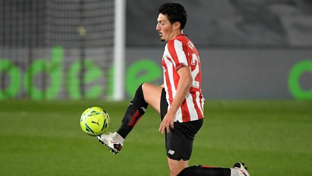 Atletico Bilbaos Mittelfeldspieler Unai Vencedor wird am Samstag nicht gegen Atletico spielen. (Bild: APA/AFP/OSCAR DEL POZO)