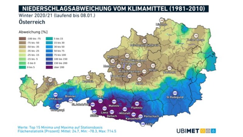 (Bild: Ubimet, krone.at)