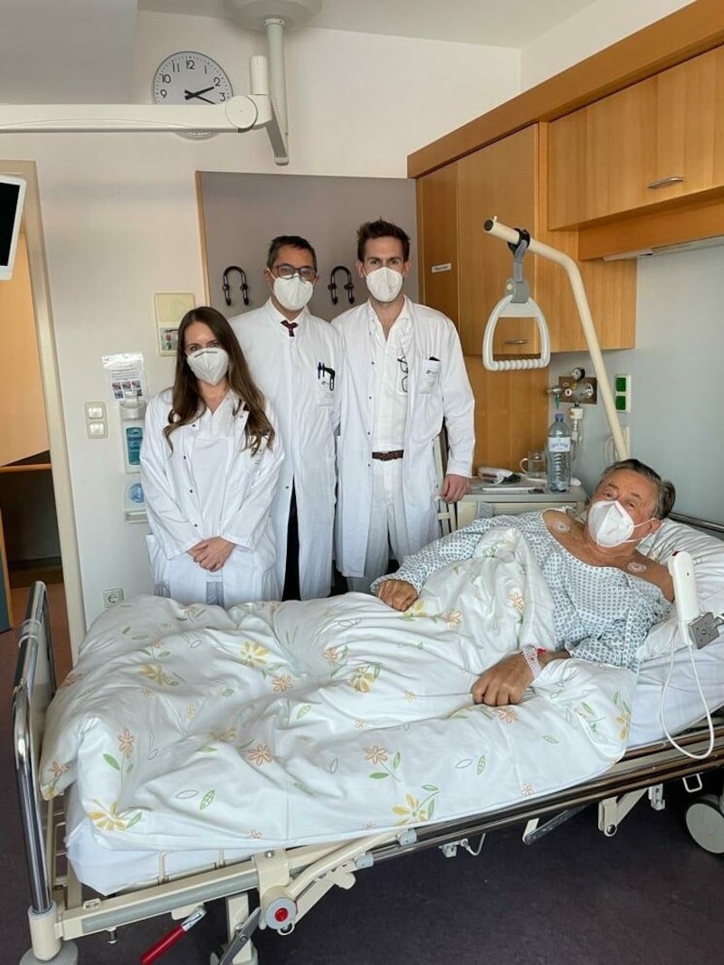 Richard Lugner fühlt sich im Spital gut aufgehoben. (Bild: zVg)