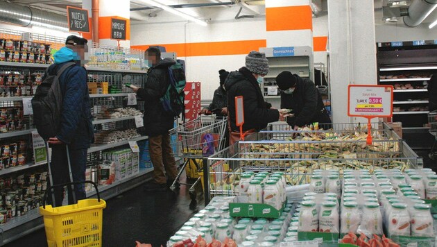 In den Sozialmärkten des Wiener Hilfswerks herrscht großer Andrang. (Bild: Wiener Hilfswerk)