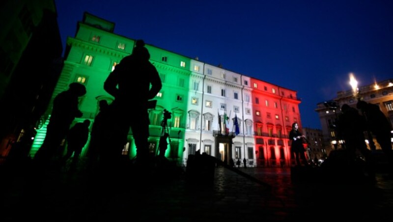 70 Prozent der italienischen Beamten arbeiten derzeit noch im Homeoffice. (Bild: AFP)