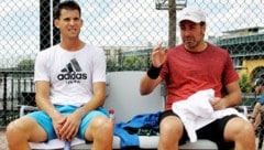 Dominic Thiem (li.) und Trainer Nicolas Massu gehen zukünftig getrennte Wege. (Bild: GEPA)