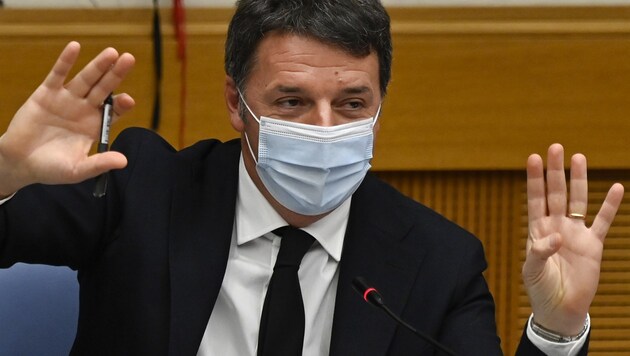 Ex-Premier Renzi (Bild: APA/AFP/POOL/ALBERTO PIZZOLI)