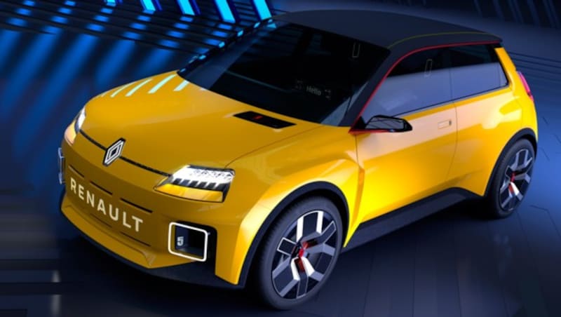 Renault 5 Concept - ein ziemlich konkreter Ausblick auf den kommenden R5 (Bild: Renault)