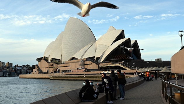 Schock für die australische Tourismusindustrie: Laut dem medizinischen Chefberater wird man heuer wohl keine Reisenden mehr ins Land lassen. (Bild: AFP )