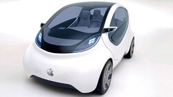 Nur eine Vermutung, wie das iCar aussehen könnte (Bild: ampnet/Yahoo)