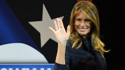 First Lady Melania Trump nimmt Abschied. (Bild: 2019 Getty Images)