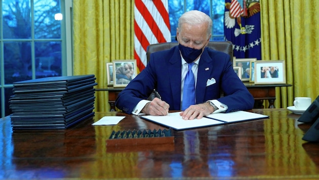 US-Präsident Joe Biden (Bild: Reuters/Tom Brenner)