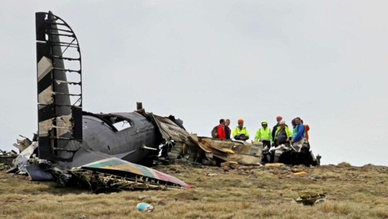 In derselben Gegend stürzte 2012 ein Militärflugzeug ab. (Bild: AFP/Chris Botha/Netcar 911)