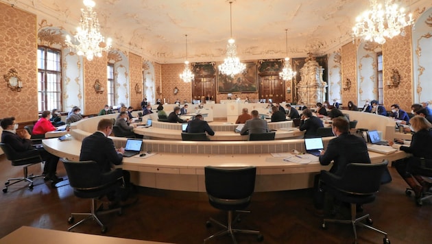Der steirische Landtag (Bild: Christian Jauschowetz)