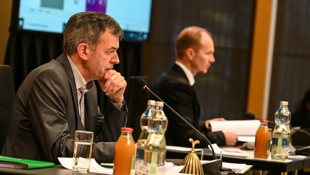 Bürgermeister Georg Willi und 2. Vize Johannes Anzengruber: Bald Kontrahenten bei Wahl? (Bild: LIEBL Daniel | zeitungsfoto.at)