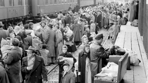 Der Aufstand in Ungarn 1956 ließ viele Familien per Bahn ins Burgenland flüchten.  (Bild: Votava)