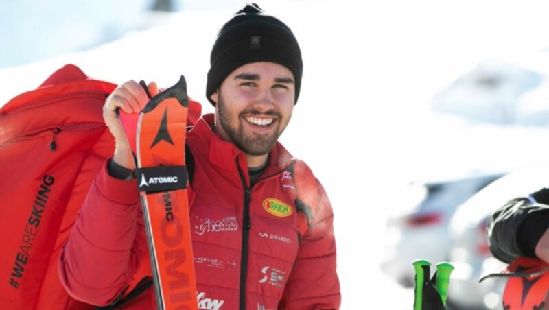 Simon Fleisch hat nach dem bisherigen Verlauf seiner Saison allen Grund zum Lachen. (Bild: Maurice Shourot)