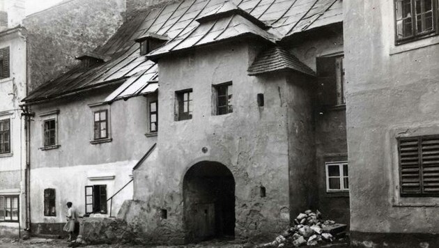 Haus in der Judengasse, 1920er Jahre (Bild: ÖJM Eisenstadt)