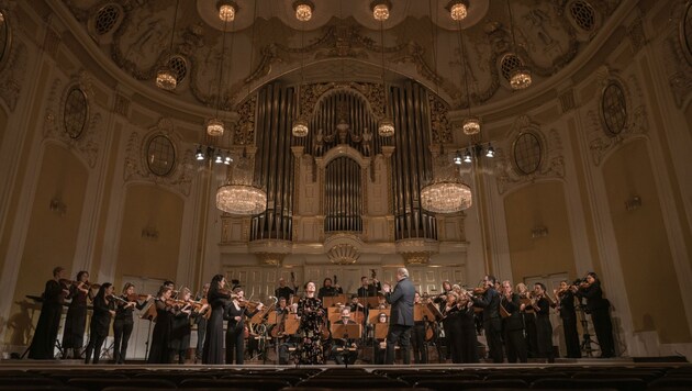 Konzertaufzeichnung im Großen Saal der Stiftung Mozarteum: Thomas Hengelbrock und das Balthasar-Neumann-Ensemble (Bild: Wolfgang Lienbacher)
