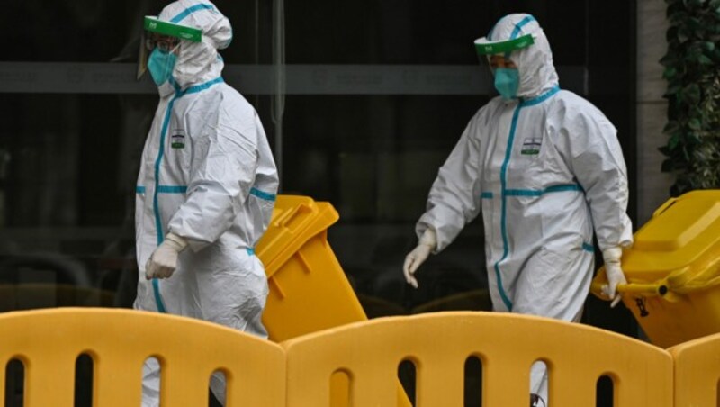 WHO-Experten machen sich in China auf die Suche nach dem Ursprung des Coronavirus. (Bild: AFP)