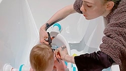 Sängerin Grimes verpasste ihrem Sohn einen „Wikinger-Haarschnitt“. (Bild: instagram.com/grimes)