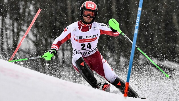 In Chamonix fuhr Christian Hirschbühl mit zweitbester Laufzeit im Finale noch in die Top-10. (Bild: AFP)