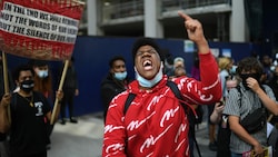 „Black Lives Matter“-Kundgebung in London (Bild: APA/AFP/DANIEL LEAL-OLIVAS)
