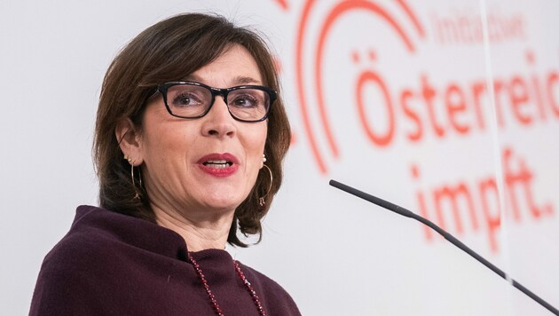 Ursula Wiedermann-Schmidt, wissenschaftliche Vorsitzende des Nationalen Impfgremiums. (Bild: APA/GEORG HOCHMUTH)