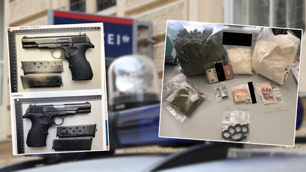 Die Dealer verkauften Drogen an rund 160 Abnehmer. (Bild: KRONEN ZEITUNG/Polizei Salzburg)