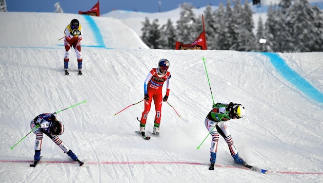 Der Skicross-Weltcup kommt auf die Reiteralm (Bild: EPA)