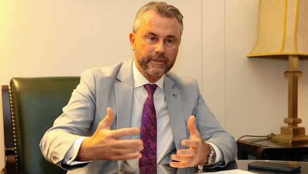 Dritter Nationalratspräsident Norbert Hofer (FPÖ) (Bild: Klemens Groh)