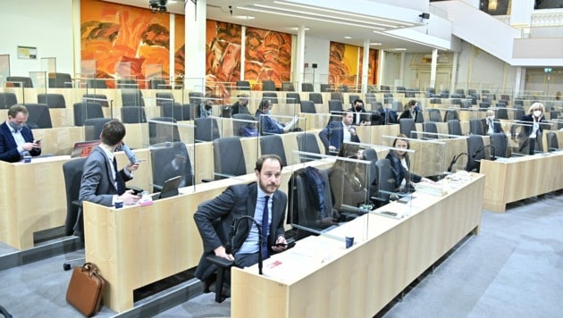Der Hauptausschuss des Nationalrates verlängert noch einmal bis Sonntag den harten Lockdown. (Bild: APA/Hans Punz)