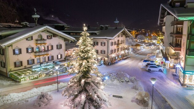 Die Tore des 4-Sterne-Hotels Neue Post in Mayrhofen bleiben in diesem Winter zu. Am 28. Mai wird in die Sommersaison gestartet. (Bild: Tom Klocker)