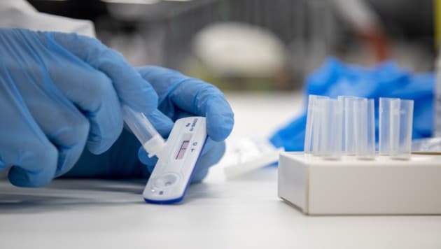 Fast die Hälfte aller positiven Antigen-Checks stellt sich nach dem PCR-Test als falsch heraus (Bild: Berger Susi)