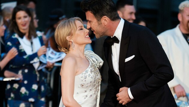 Kylie Minogue und Paul Solomons (Bild: Joanne Davidson / Camera Press / picturedesk.com)