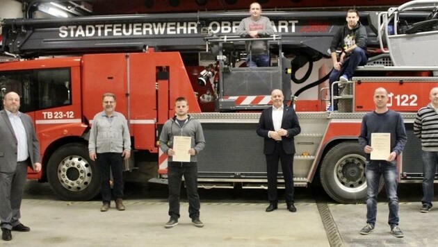 „Danke ans tolle Team“, hieß es nach der Wahl in Oberwart (Bild: Schulter Christian)