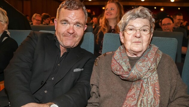 Cornelius Obonya mit seiner Mutter Elisabeth Orth (Bild: Andreas Lepsi / picturedesk.com)