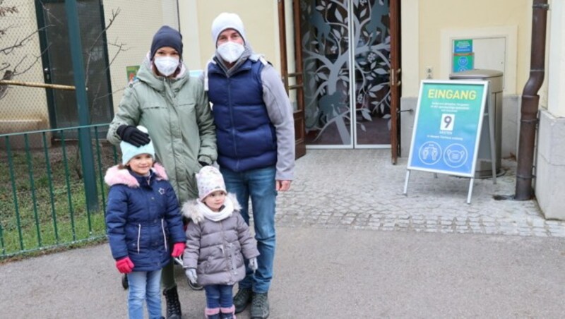 Familie Sandner aus der Steiermark (Bild: Groh)