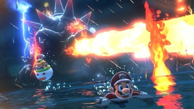 Screenshot aus dem Switch-Game "Super Mario 3D World: Bowser's Fury" (Bild: Nintendo)