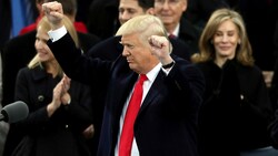 Donald Trump bei seiner Angelobung im Jahr 2017 (Bild: APA/AFP/GETTY IMAGES NORTH AMERICA)